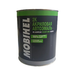 Автоэмаль 2К акриловая 307 Зеленый сад Mobihel двухкомпонентная 0,75л + отвердитель 9900, 0,375л