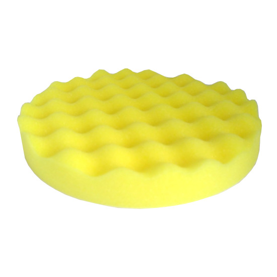 Круг полировальный 150x25мм волнистый желтый WavePolish полумягкий на липучке Круг полировальный 150x25мм волнистый желтый WavePolish полумягкий на липучке